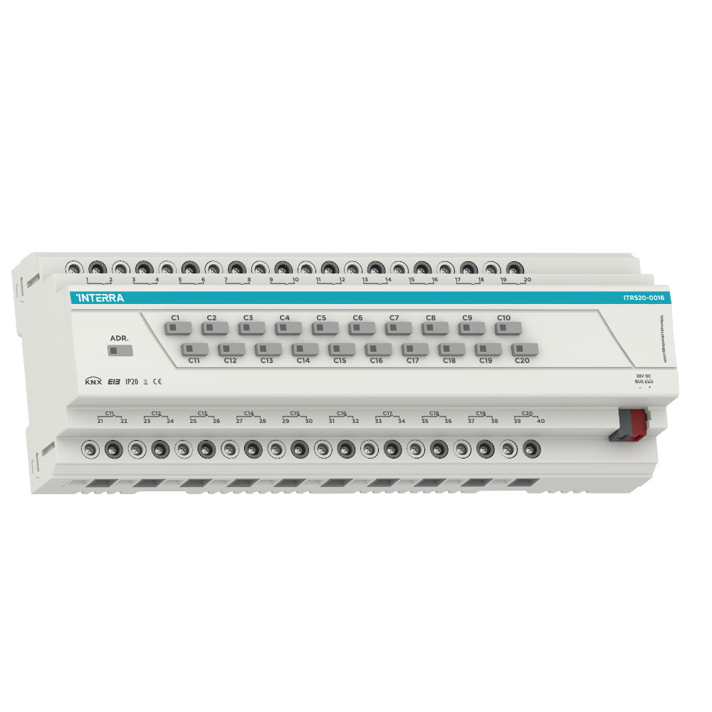KNX Combo Actuator - 20 Channels 16A ITR520-0016