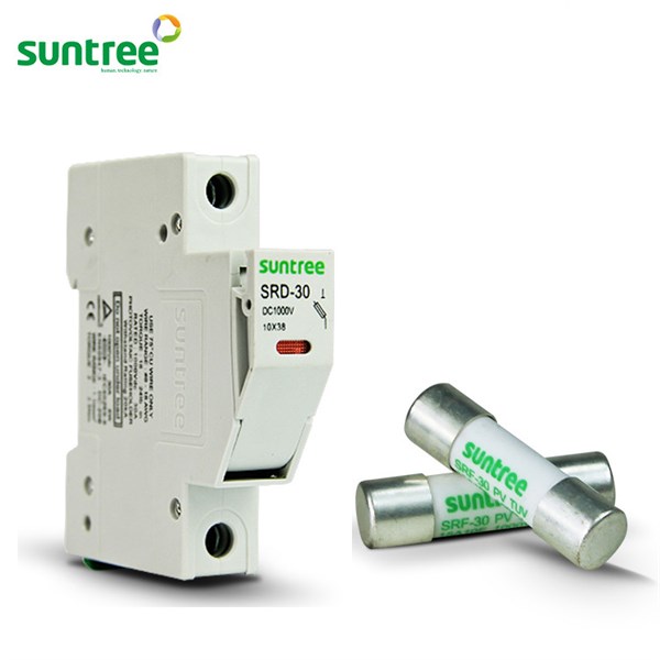 Bộ cầu chì DC SRD-30-20A Suntree (Đế + Ruột)