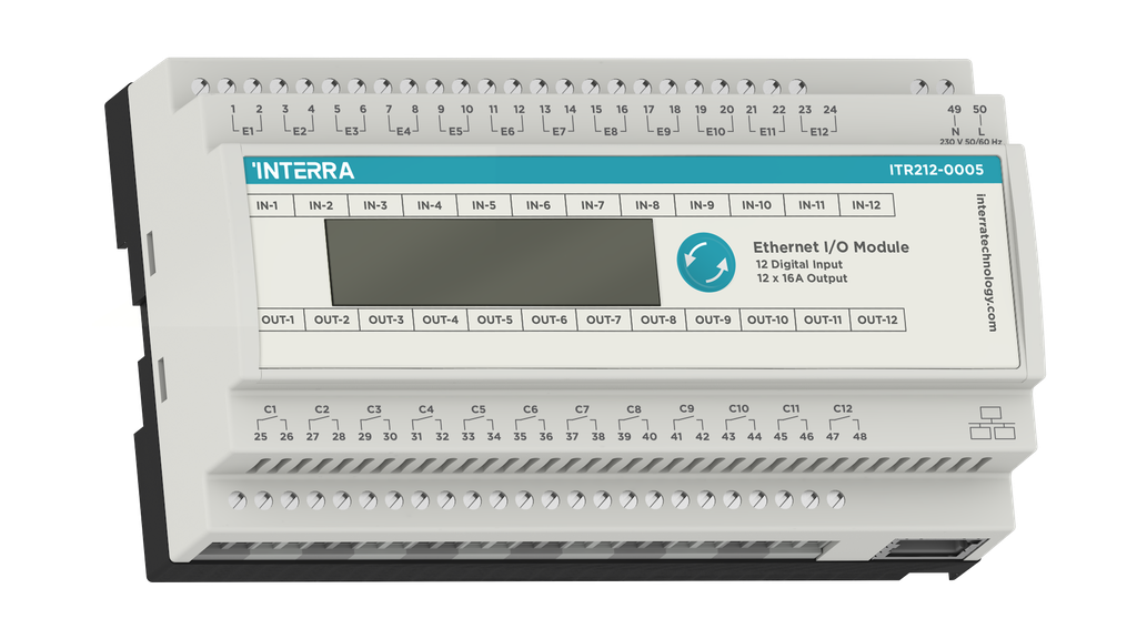 Thiết bị điều khiển qua Internet - Ethernet I/O Module 12 kênh