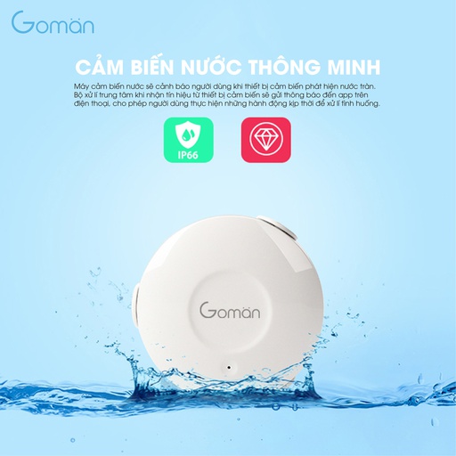 [GM-366W] Cảm biến nước thông minh Wifi GOMAN GM-366W