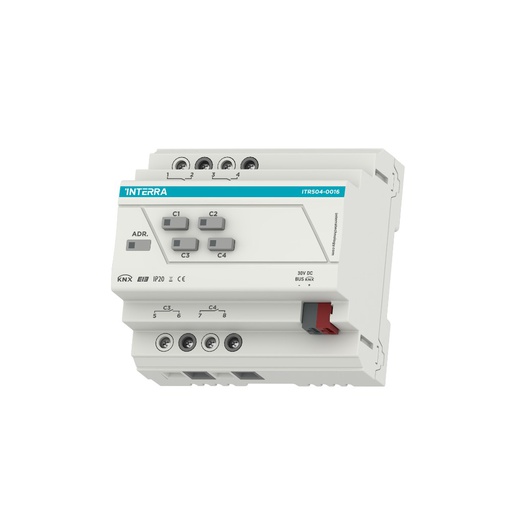 [ITR504-0016] KNX Combo Actuator - 4 Channels 16A ITR504-0016