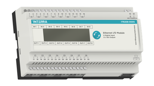 [ITR208-0005] Thiết bị điều khiển qua Internet - Ethernet I/O Module 8 kênh