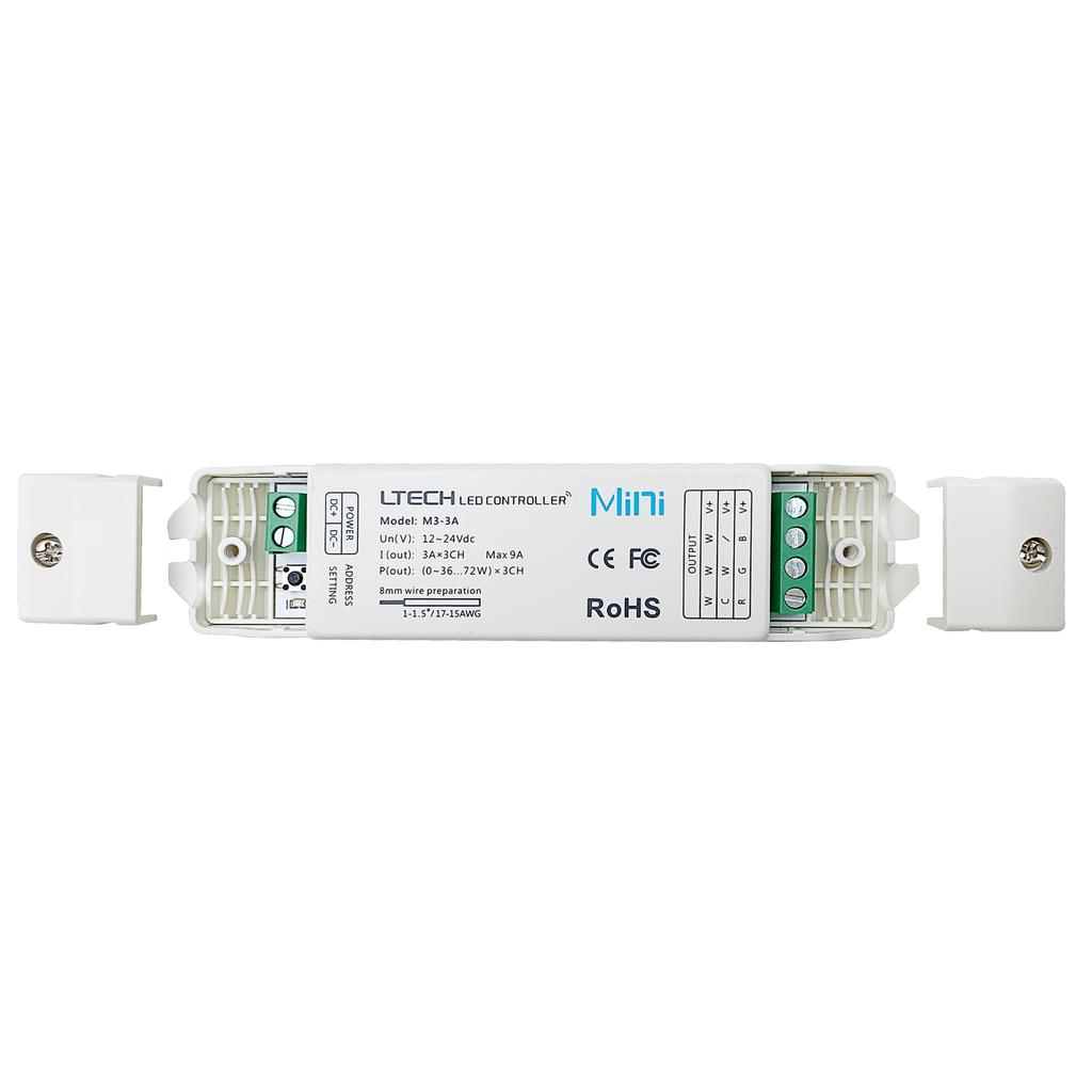 Bộ Điều Khiển Đèn Led Ltech M2+M3-3A Thay Đổi Độ Ấm Lạnh Ánh Sáng, LED Dimmer Controller