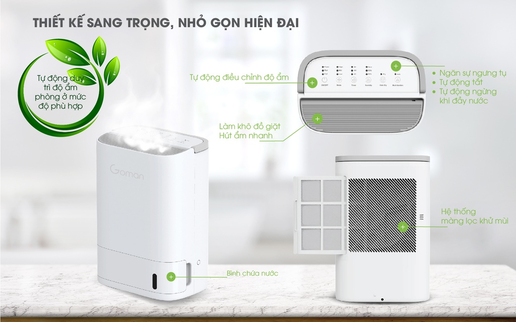 Máy hút ẩm GOMAN GM-WD329