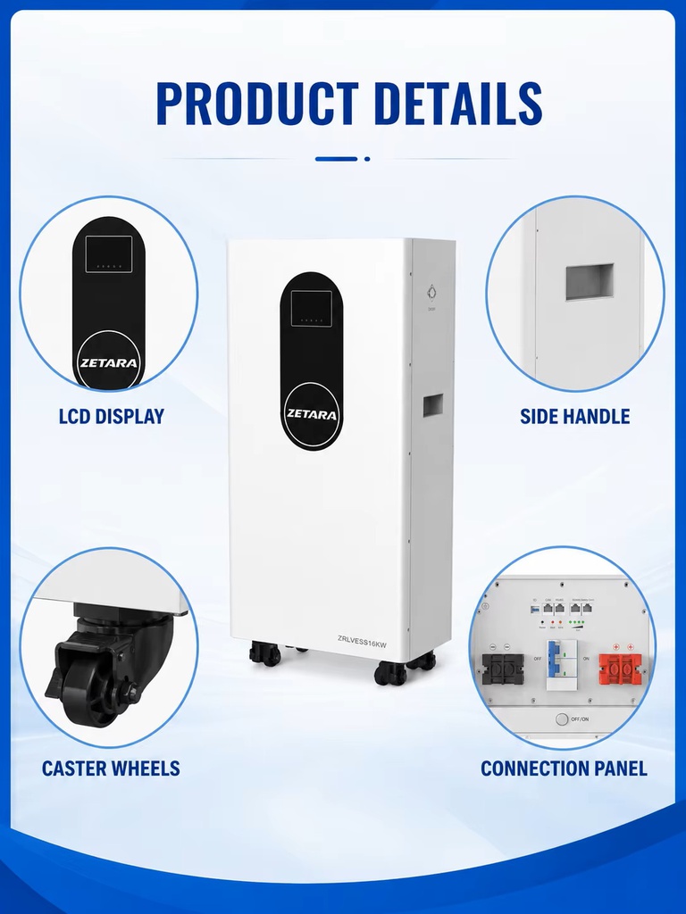 Pin lưu trữ 16kwh Zetara ZTLB16KA2