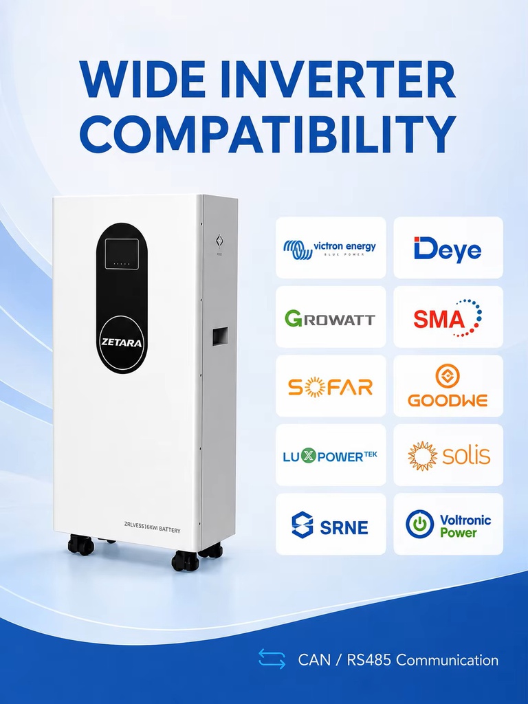 Pin lưu trữ 16kwh Zetara ZTLB16KA2