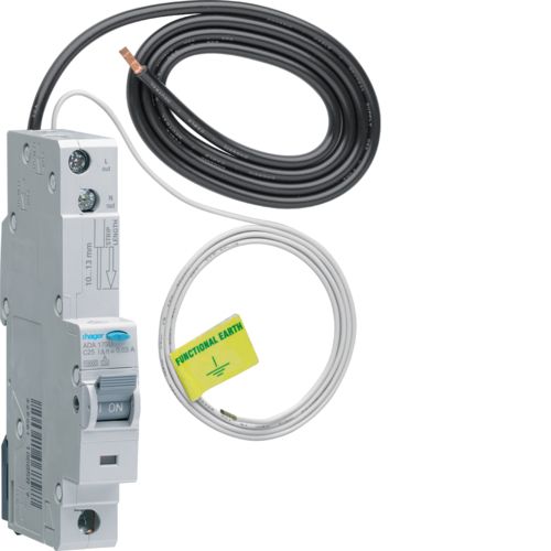 RCBO 1P+N 10A 30mA 1Mod - AD120