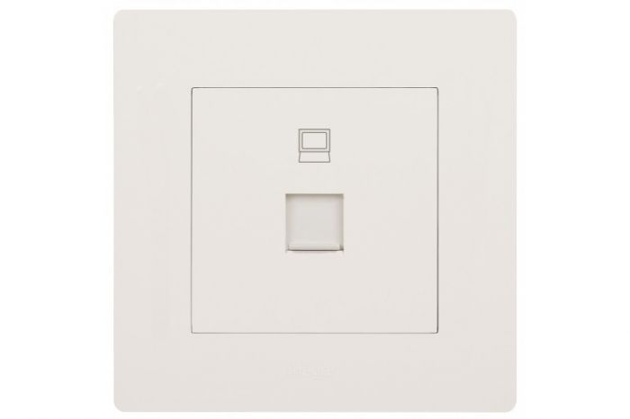 Ổ cắm mạng đơn RJ45 WGMT1RJ6A CAT6 - Chuẩn Châu Âu