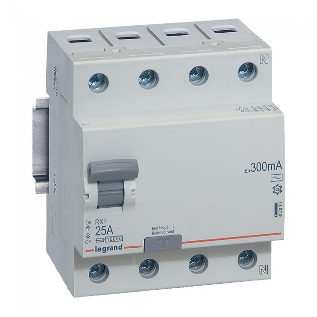 RCD 4P 25A 300mA 10kA - 402070