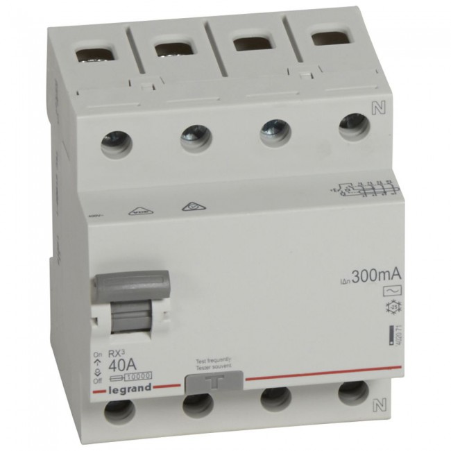 RCD 4P 40A 300mA 10kA - 402071