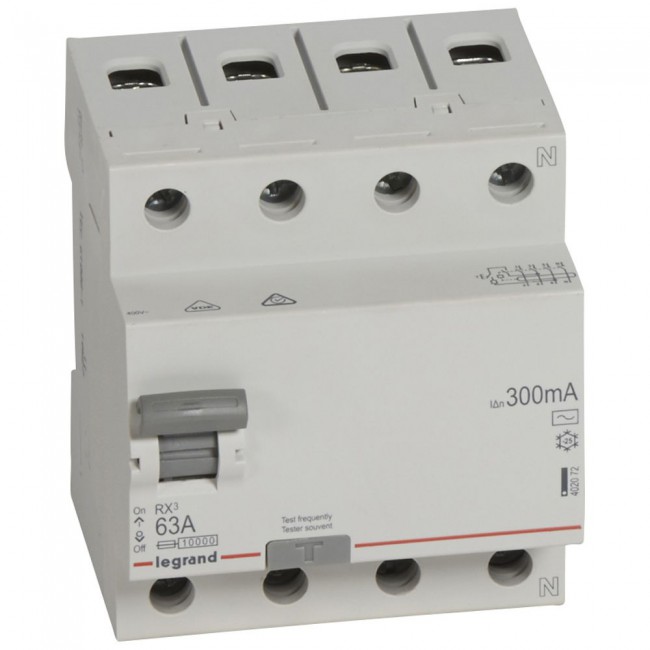 RCD 4P 25A 300mA 10kA - 402072