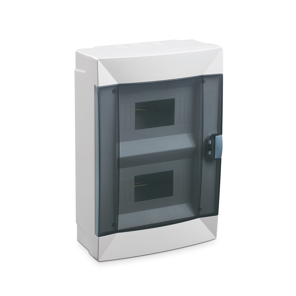 Tủ điện gắn nổi Makel - 16 Module - 2 tầng - Nắp trong 28001427
