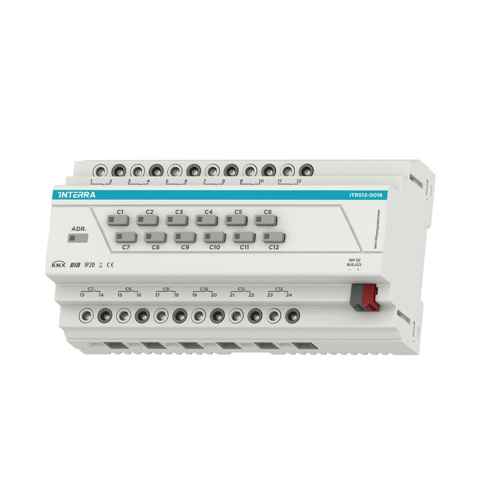 KNX Combo Actuator - 12 Channels 16A ITR515-0016