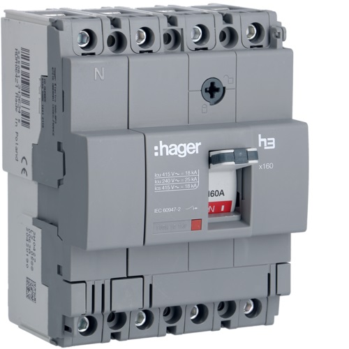 [HDA161Z] MCCB 4P 160A 18kA - HDA161Z