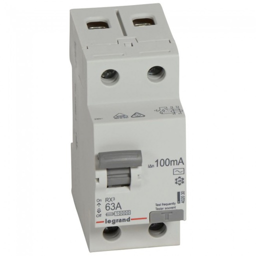 RCD 2P 63A 100mA 10kA - 402030