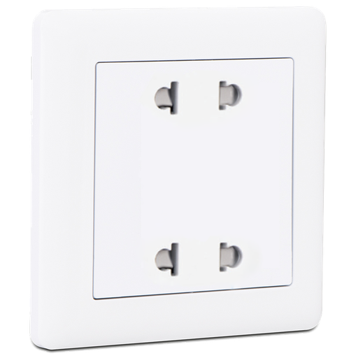 [BR026701] Ổ cắm đôi 2 chấu BR026701