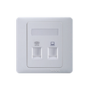 Ổ cắm mạng đôi (CAT5e) 55228S