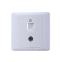 Ổ cắm tivi + ổ cắm mạng (CAT6) 55302S6