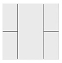 Công tắc - 4 Button Glossy White Plastic ITR304-0002