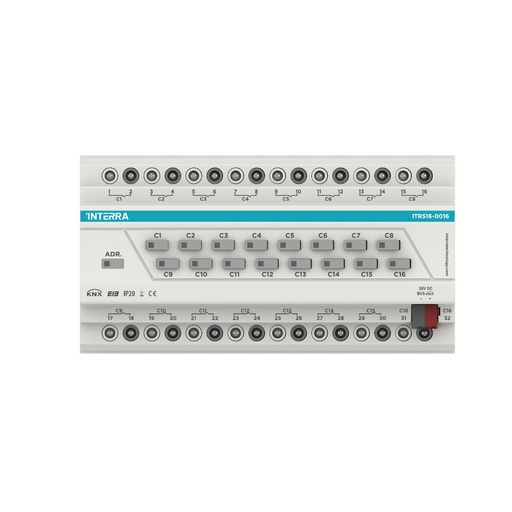 [ITR516-0016] KNX Combo Actuator - 16 Channels 16A ITR516-0016