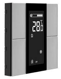 [ITR304-1005] Công tắc LCD - 4 Button Metalic Gray Plastic ITR304-1005
