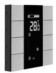 [ITR308-1005] Công tắc LCD - 6 Button Metalic Gray Plastic ITR308-1005