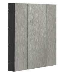 [ITR302-0100] Công tắc - 2 Button Natural Aluminium Eloxal Matt Brushed ITR302-0100