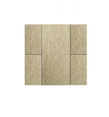 [ITR304-0106] Công tắc - 4 Button Champagne Aluminium Eloxal Matt Brushed ITR304-0106