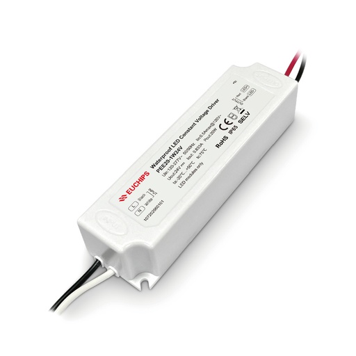 [PEE20-1W24V] 20W 24VDC Non-dimmable Waterproof CV Driver PEE20-1W24V