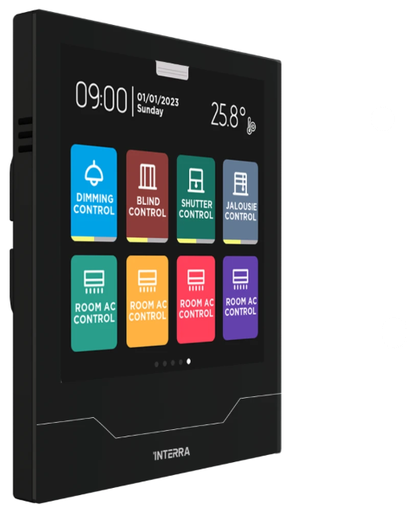 iX4 4'' KNX Touch Panel Black