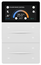 İXM 3’’ KNX Touch Panel 8 Button Aluminium Natural