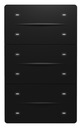 İXM 3’’ KNX Touch Panel 12 Button Aluminium Black