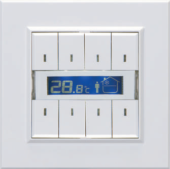 [MTH1006-PL] Công tắc thông minh 6 phím có màn hình KNX MTH1006-PL